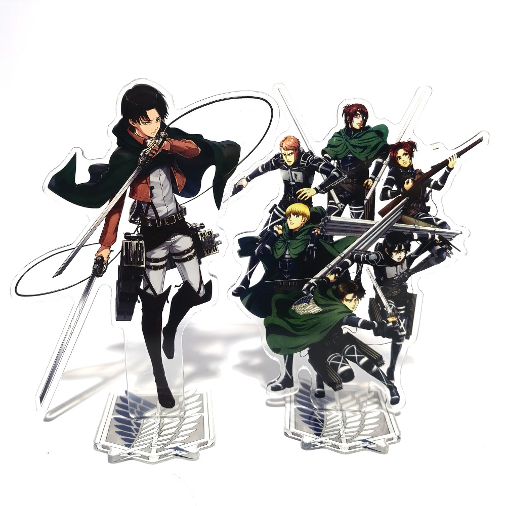 Action Figure Stand - Ataque a los Titanes acrílico de