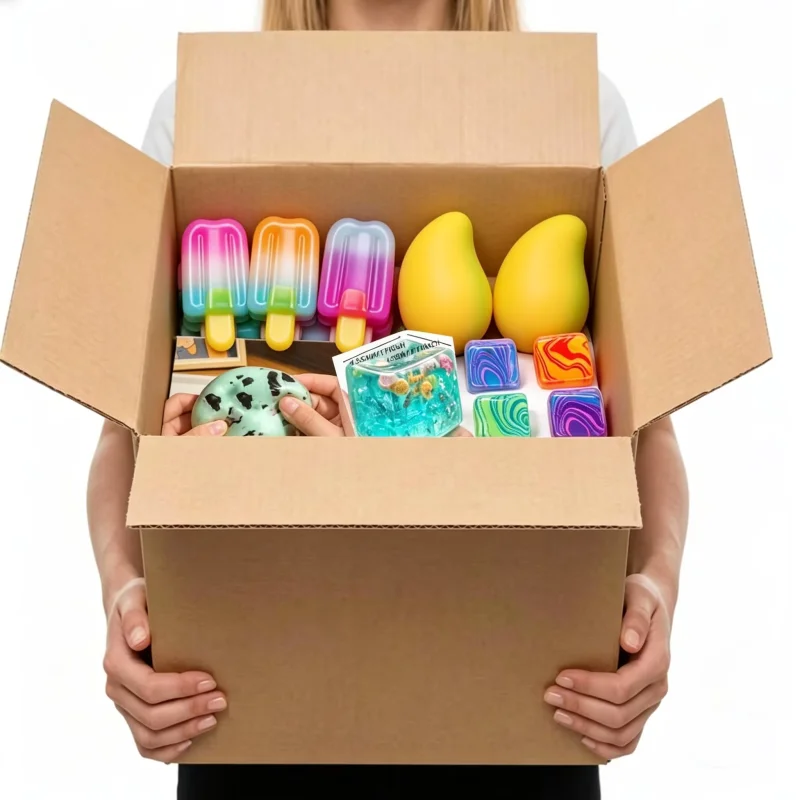 Mystery Box Blind Bag - Caja Sorpresa Sensorial Squishy, Juguete Lindo