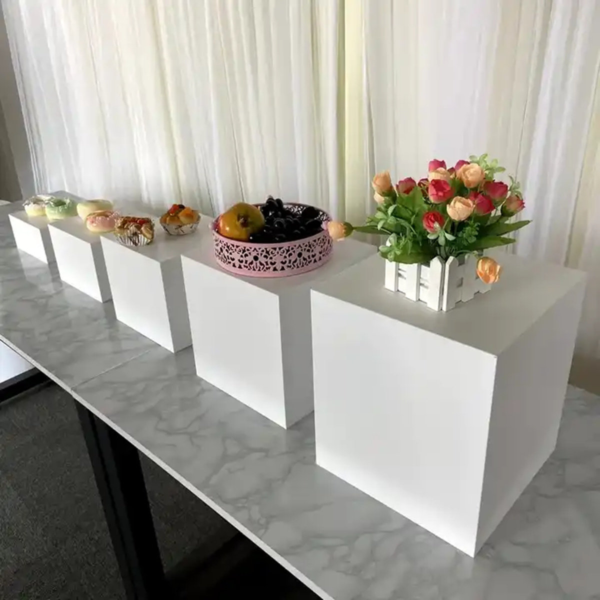 Display Risers Set - 5 unids/set) decoración de mesa de