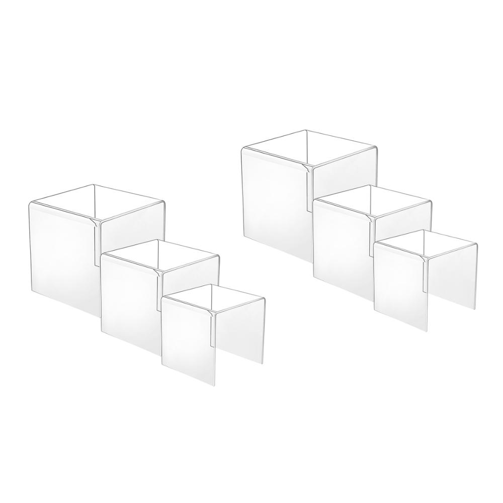 Soportes de exhibición de acrí - Display Risers Set reseña y precio