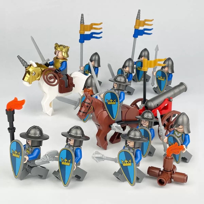 Caballeros medievales romanos  - Building Block Mini reseña y precio