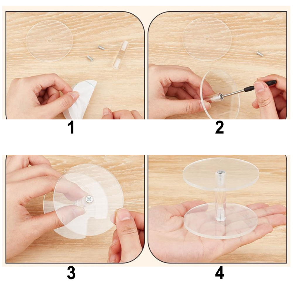 Juego de 3 Soportes Redondos d - Display Risers Set reseña y precio