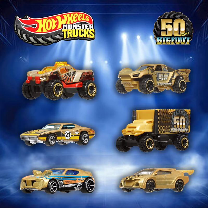 Hot Wheels Monster Truck Set d - Hot Wheels Car Monster Trucks reseña y precio